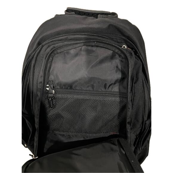 Eastsport Unisex Expandable Team Recycled Backpack, Black - Picture 4 of 5
